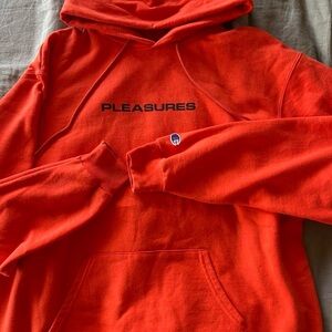 Pleasures “Anger is an energy” Vibrant Red Hoodie L